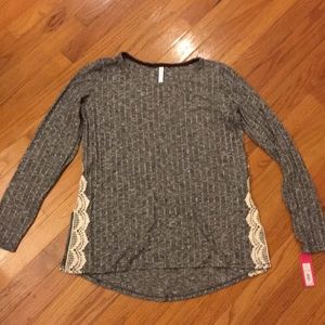 Xhilaration,Charcoal Sweater, Brand New with Tags,
